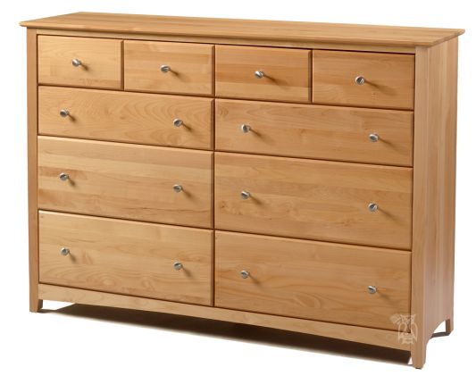Alder Wood Dresser 55 Off, Shaker 14 Drawer Dresser